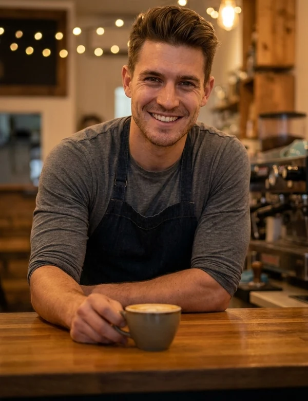 Finn Walsh, a fictional adult AI character